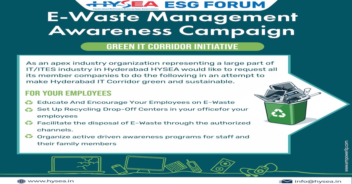 HYSEA-ESG forum campaign e-waste management